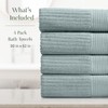 Springtree Home 100% Cotton Bath Towel Set of 4 |