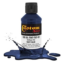 Custom Coat Camouflage Series 3 Ounce (Navy Blue Federal Standard Color 35048) Urethane Tint Concentrate for Tinting Truck Bed Liner Coatings - Epoxy Resin