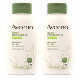 Aveeno Body Wash Daily Moisturizing 12 Ounce (354ml) (Pack of 2)