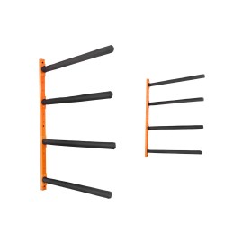 4-Capacity Adjustable Padded Arm Wall Mounted Kayak Storage Rack 400 LBS Load Kayak Hanger for Indoor/Outdoor Garage Use StorageDefault: Default