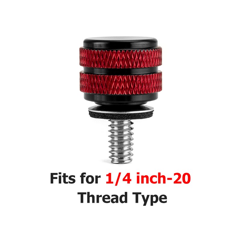 21ST Fender Black Red Seat Screw Bolt Mount Nut for