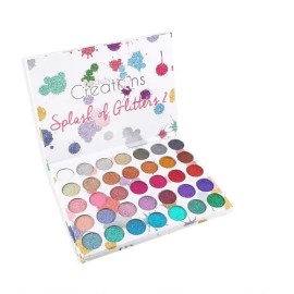 Paleta Splash Of Glitters 2 Beauty Creations 35 Colores Sombra Variados