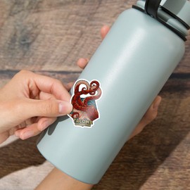 Die Cut Sticker Tacoma, Washington, Octopus, Mosaic, Contour Vinyl Sticker 1 to 3 inches (Waterproof Decal for Cars, Water Bottles, Laptops, Coolers), Small