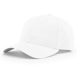 Richardson | 487 | White Referee Cap Hat | Football Umpire | Pulse R-Flex Performance Polyester | Official's Choice! (SM-MD (7-7 1/4))