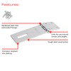 Sterling EHS115 115mm Hasp and Staple , Grey