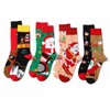 Hauswald Autumn Winter AB Face Christmas Socks, Middle Calf Cotton