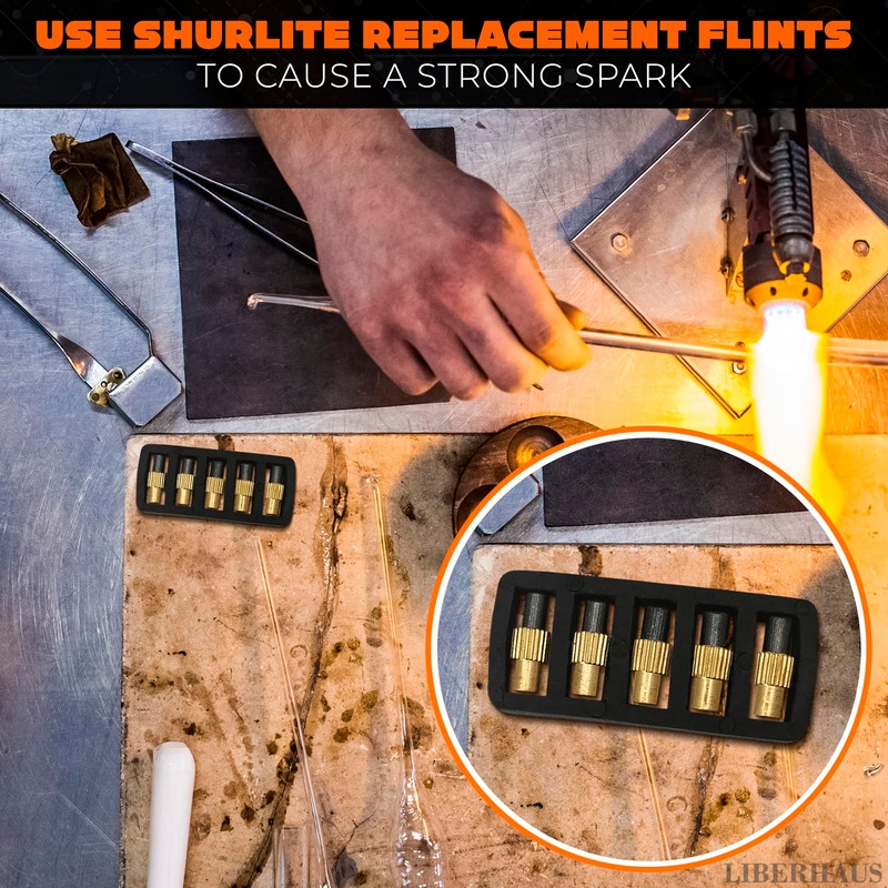 25 Pcs Flint Striker for Torch - Efficient Torch Striker,