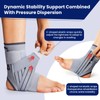 JOMVD Ankle Brace for Women Men, Adjustable Ankle Support with