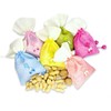 Jeongwol Daeboreum Bureom: Medium Ramie Knot Pouch with 60g Shelled Peanuts & 2 Walnuts Nuts 2ea