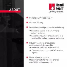 Handi-Foam 10 PACK - FOAM SEALANT - WINDOW & DOOR - PREVENT MOISTURE & MOLD & WATER & AIR