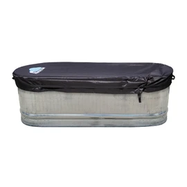 Polar Protector - Stock Tank Cover Ice Water Therapy Ice Bath Cold Water Fits 2 X 2 X 6 Galvanized 170 Gallon Tanks Waterproof Rip Proof Tough Keeps Water Clean