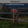 Outdoor Solar Motion Sensor Alarm Waterproof 13 Sounds Dog Barking