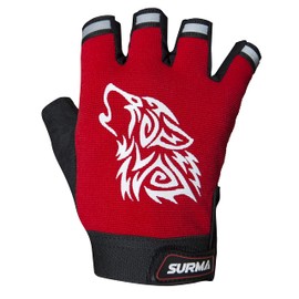 SURMA Kids Cycling Gloves MTB Gloves for Kids - Fingerless Cycling Gloves/Bike Gloves - Great for Mountain Biking & BMX - Choice of Size