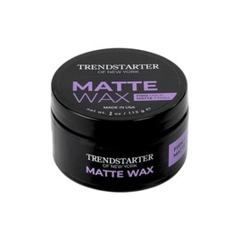 TRENDSTARTER - Pomada Para Hombre Firme Hold Size Viajar-Size (2Oz) - Cera Para Estilizar Con Acabado Mate, Base De Agua, Sin Escamillas Para Todo Tipo De Cabello