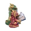 Nemesis Now U5026R0 Tales of Fire Reading Book Dragon Figurine,