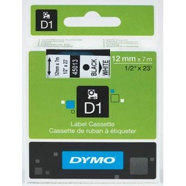 Dymo D1 Standard Labels Black on White 7m x 12mm So720530