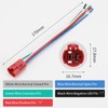 YMJSAN 16mm Latching Push Button Switch 12V DC On Off