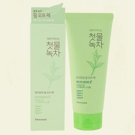 Light green sticky cream dead skin pore green tea peel off pack 150ml / 연두빛 쫀득한 크림 각질 모공 녹차 필오프팩 150ml