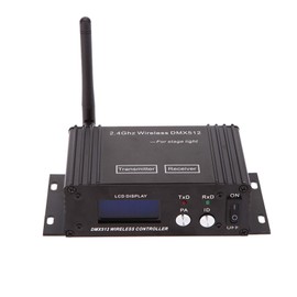 Mingzhe 2.4G Wireless DMX 512 Controller Transmitter Receiver LCD Display Power Adjustable Repeater Lighting Controller