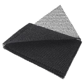 African Net Sponge Bath African Exfoliating Net Long Bath Net Sponge Nylon African Net Sponge Cloth for Daily Bath Shower (Black)