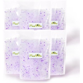 Made4Pets Cat Litter Crystals Kitty Litter Odor Control Crystal Litter Non Clumping No scooping Low Dust, Low Tracking, Lightweight, Dehydrates Waste,Lavender– 25.8 lbs (6 x 4.3 lb Packs)
