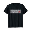 Mechanical Keyboard Red Enter Key T-Shirt