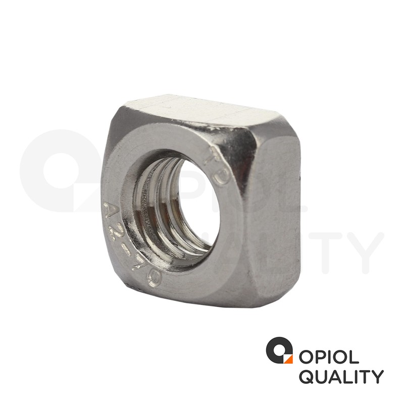 OPIOL QUALITY® Square Nuts DIN 557 M8 Made of Stainless