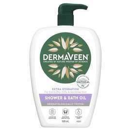 DermaVeen Extra Hydration Shower & Bath Oil 500mL