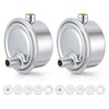 2 Pack Steam Radiator Air Valve, #4#5#6#c #d 1/8", Angle