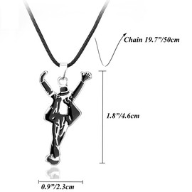 BOMJJOR Necklace Pendant for Fans Men Women Jewelry Memorial Collection Necklaces