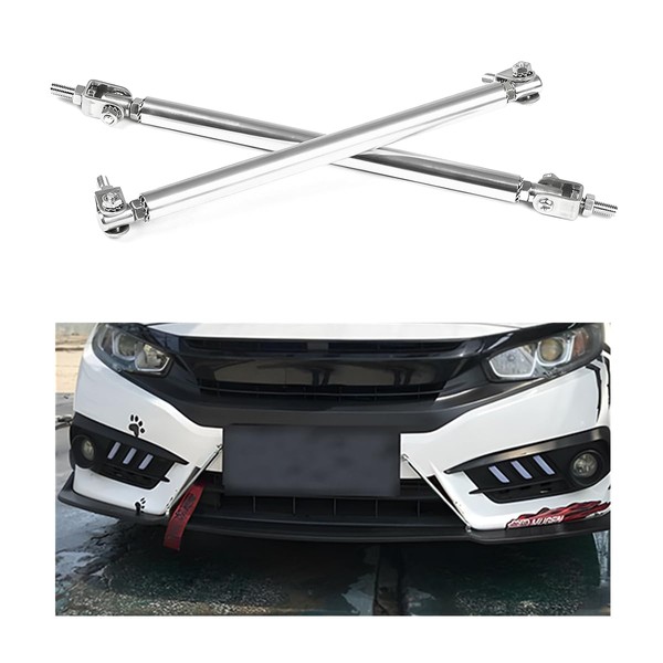 JNNJ 2 x Front Splitter Lip Support Rods, Strut Lip