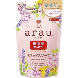 arau arau. Foam Face Soap Liquid Natural Herb Refill 180ml (x1)