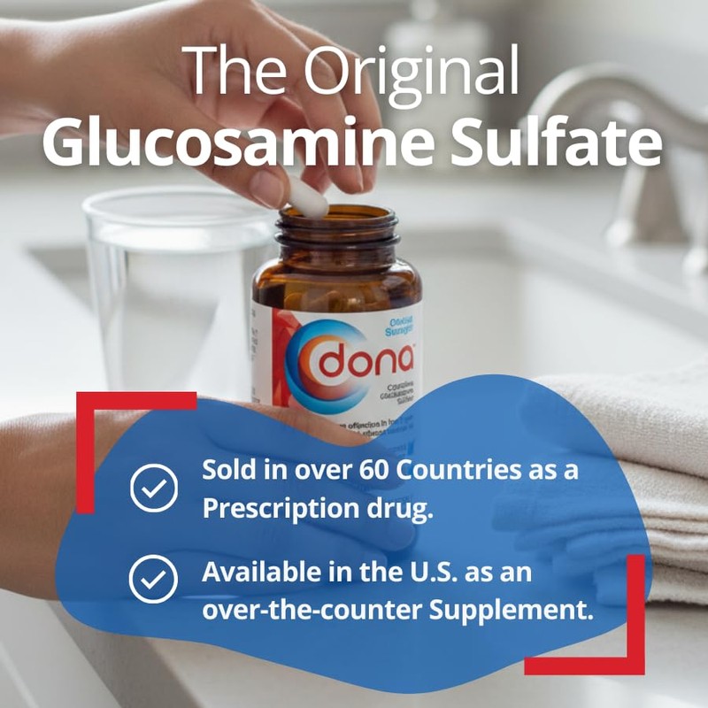 Dona Crystalline Glucosamine Sulfate 750 Count
