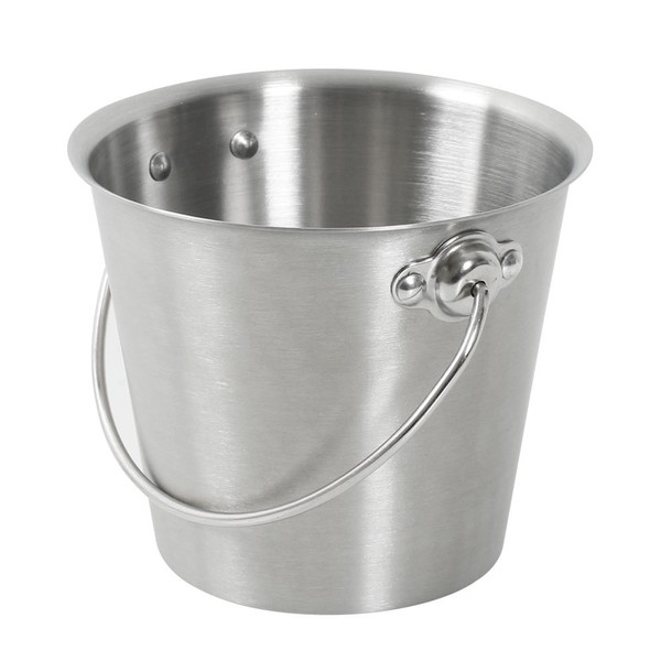 POSART King Seojin Shatin Mini Bucket GI Stainless Steel Multipurpose