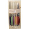 Set French steak knives Fruity color by Jean Dubost