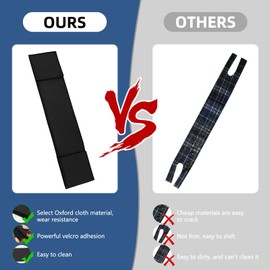 YIBEICO Wheelchair Calf Strap, Wheelchair Seat Belt for Invacare Wheelchair Leg Strap for Disability Elderly Accessory Wheelchair Accessories (40CM)