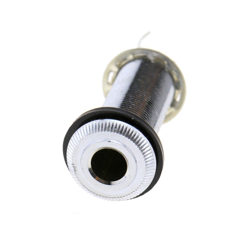 Long Socket Output Stereo Barrel Jack Plug Socket Threaded Cylinder