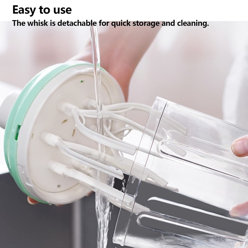 Egg Beater Egg Mixer Coffee Mixer,1200ml Manual Whisk Household Small