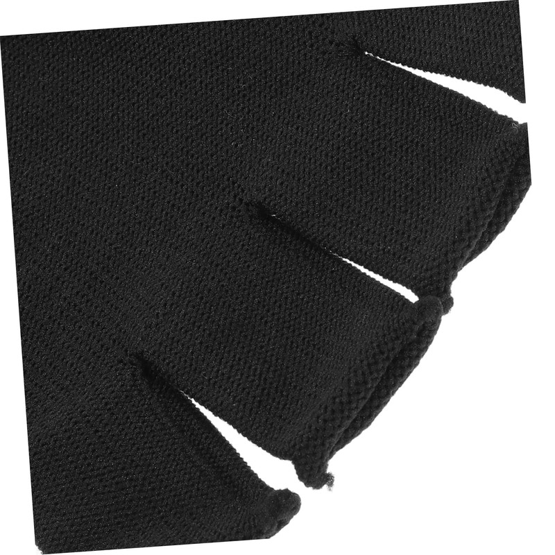 KONTONTY Protective Half Finger Gloves Nylon Coated Non-slip Thin Design