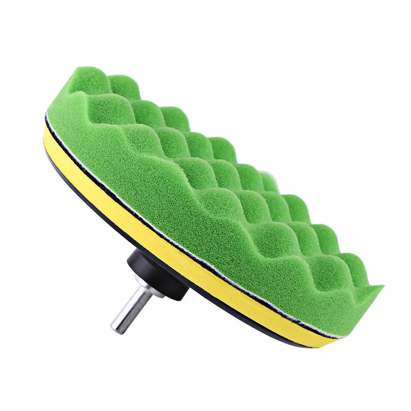 10Pcs 7" Polishing Buffing Waxing Pad Kit Tool For Car