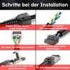 songyea RJ45 Connector, Cat7 Connector, Cat6A Network Plug, Tool-free Field