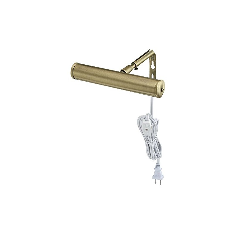 Westinghouse 7505200 7-Inch Slimline Picture Light, Antique Brass, Single,