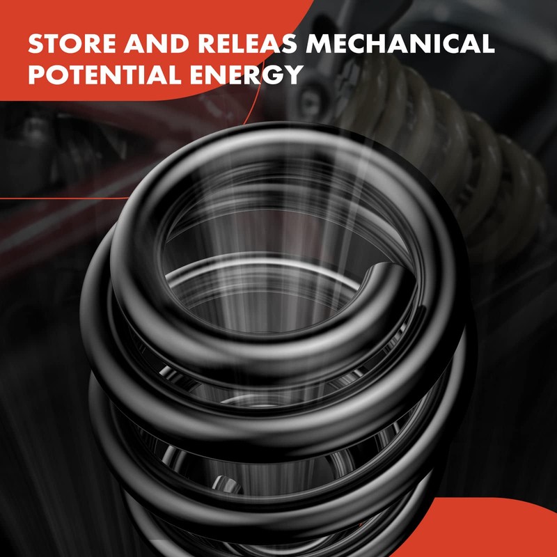 A-Premium 2Pcs Rear Left and Right Suspension Coil Spring Set