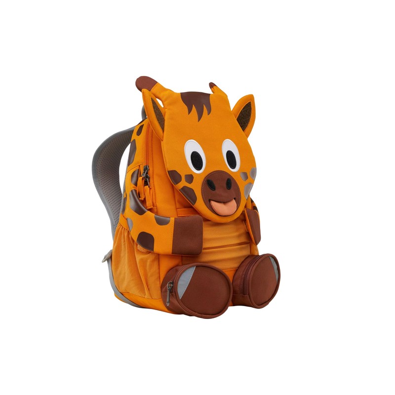 Affenzahn Unisex Children's Giraffe Small Nursery Backpacks, Giraffe - Orange,