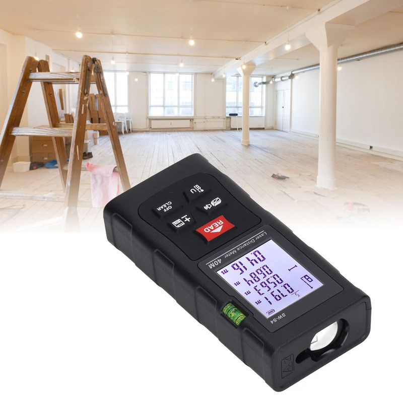 Laser Measure Distance Meter 40m Digital Display Tool for Construction