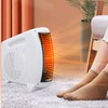 Portable Fan Heater Quick Heating Adjustable Temperature Mini Space Heater