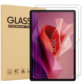 elitegadget 2 Pack Glass Screen Protector For Lenovo Tab P12 12.7 Inch 2024 / Lenovo Yoga Tab Plus 12.7 Inch 2025 Released - 9H Hardness Tempered Glass Film High Definition
