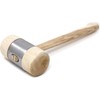 Stubai 278515 Wooden Hammer with Metal Ring Jacket, Silver/Beige, 50