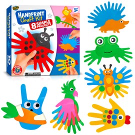 Arts and Crafts Kit for Toddlers Ages 3+ Years. Easy Animal Crafting for Kids