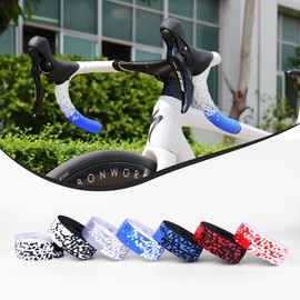 PollyCycle Handlebar Tape for Road Bike – 3mm Thick Shock-Absorbing Silicone Bar Tape – Anti-Slip, Sweat-Wicking, Lightweight – Includes Bar End Plugs & Finishing Tapes